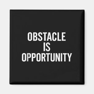 Imán El Obstáculo Es La Oportunidad. Estúico, Sabiduría