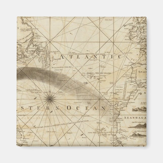 Imán El océano Atlántico (Frente)