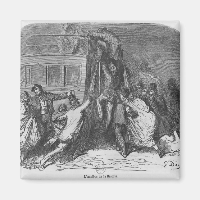 Imán El omnibus de la Bastilla (Frente)