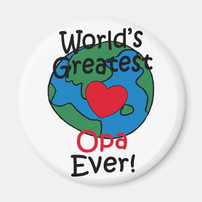 Imán El Opa Más Grande del Mundo Corazón (Frente)
