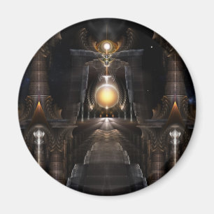 Imán El Orb Del Arte Fractal Acrellis