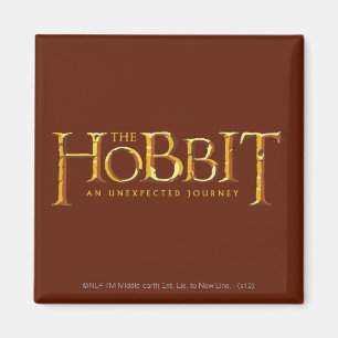 Imán El oro con el logo de Hobbit