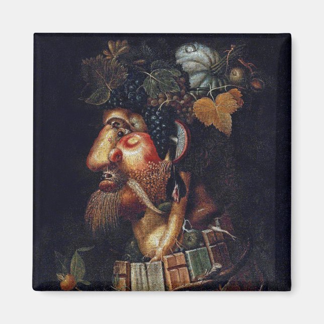 Imán El otoño, Arcimboldo (Frente)