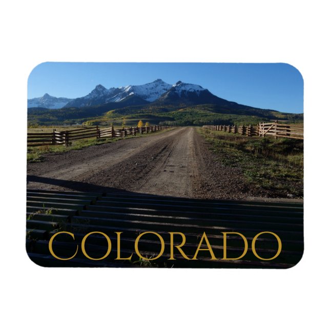 Imán El otoño colorido en la división de Dallas (Horizontal)