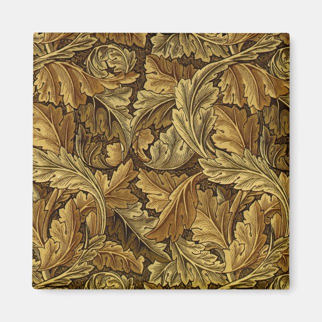 Imán El otoño deja el patrón de William Morris (Frente)