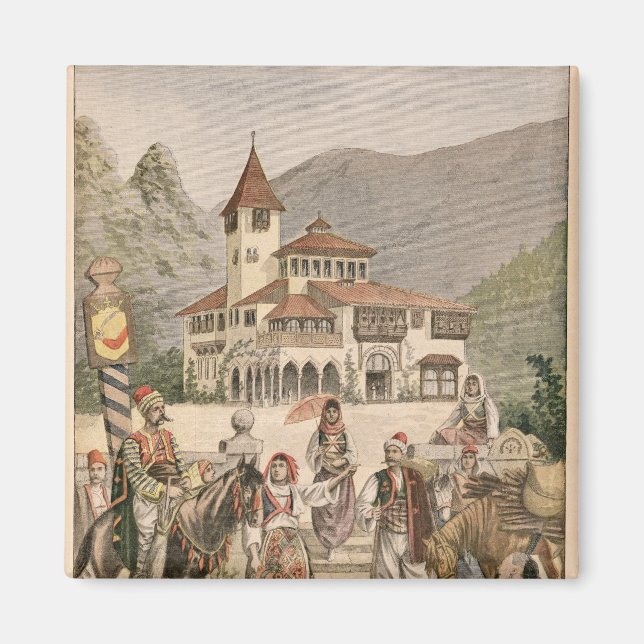 Imán El Pabellón Bosnio en la Exposición Universal (Frente)