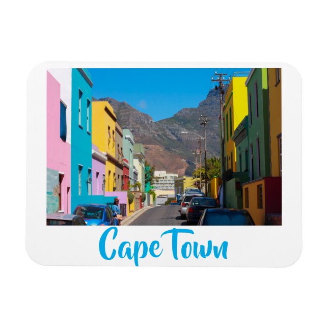 Imán El paisaje de la ciudad de Bo-Kaap de Ciudad del C (Horizontal)