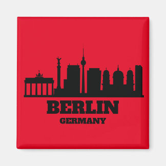 Imán El paisaje urbano de Berlín en Alemania