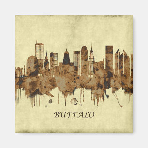 Imán El paisaje urbano de Buffalo en Nueva York