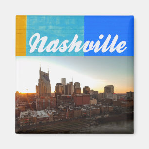 Imán El paisaje urbano de Nashville Tennessee