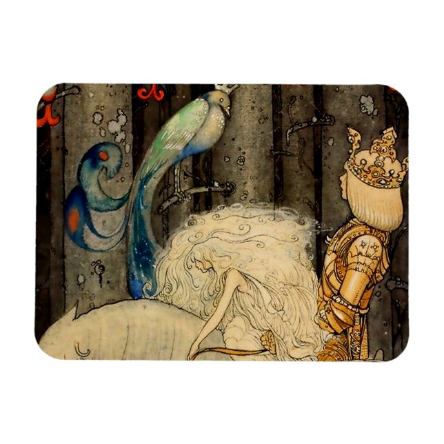 Imán “El pájaro azul” de John Bauer (Horizontal)