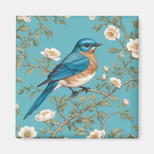 Imán El pájaro azul William Morris inspiró a Turquois