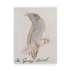 Imán El pájaro gris, de 'dieciséis dibujos de Bir