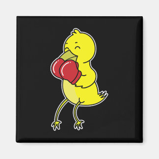 Imán El pájaro hace boxeo