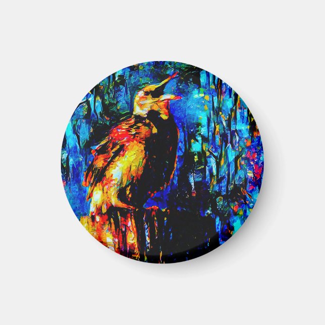 Imán El pájaro solitario 2 (Frente)