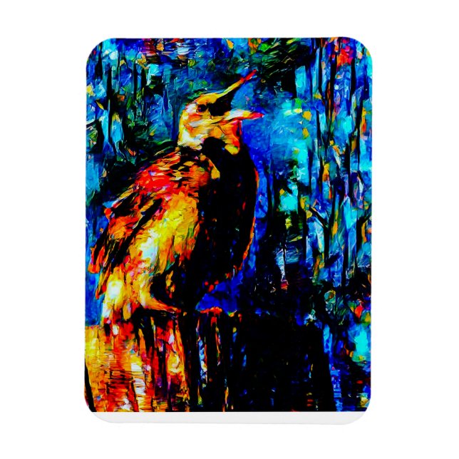 Imán El pájaro solitario 2 (Vertical)