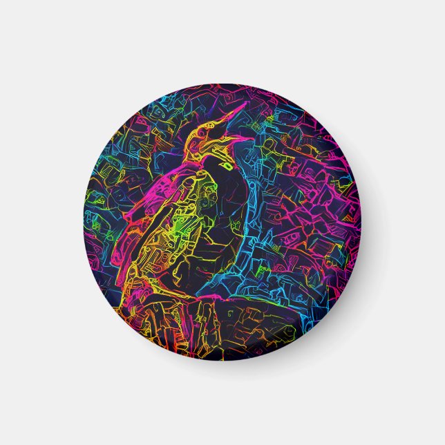 Imán El pájaro solitario 3 (Frente)