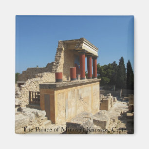 Imán El palacio de Minos en Knossos, Creta, GRECIA