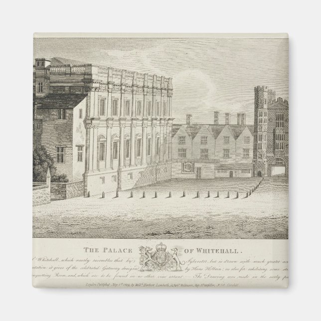 Imán El Palacio de Whitehall, de un dibujo del Pep (Frente)