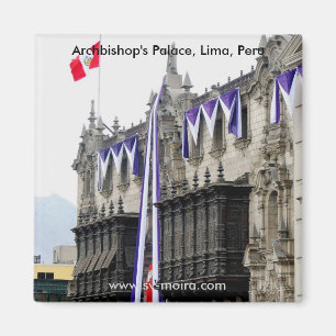 Imán El palacio del arzobispo con los "balcones" Lima