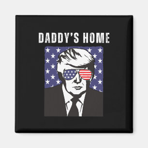 Imán El papá está en casa divertido republicano Donald