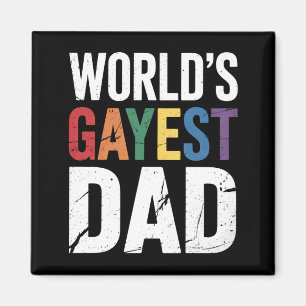 Imán El papá más gay del mundo LGBTQ Orgullo gay Aliado