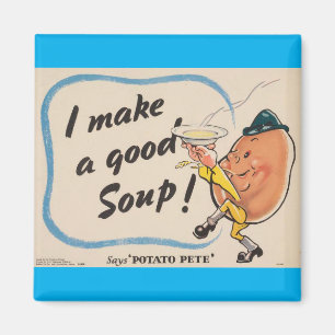 Imán El Papa Pete hace buena sopa