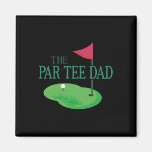 Imán El Par Tee Papá Agujero En Uno Golf Padres Parejos