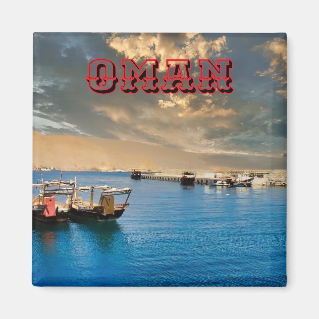 Imán El paraíso costero sereno (Frente)