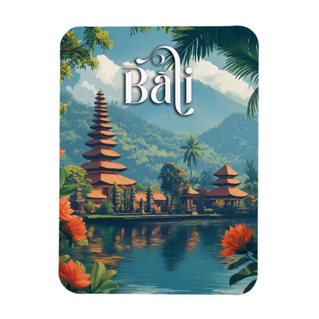 Imán El paraíso de Bali: el majestuoso Monte Meru (Vertical)