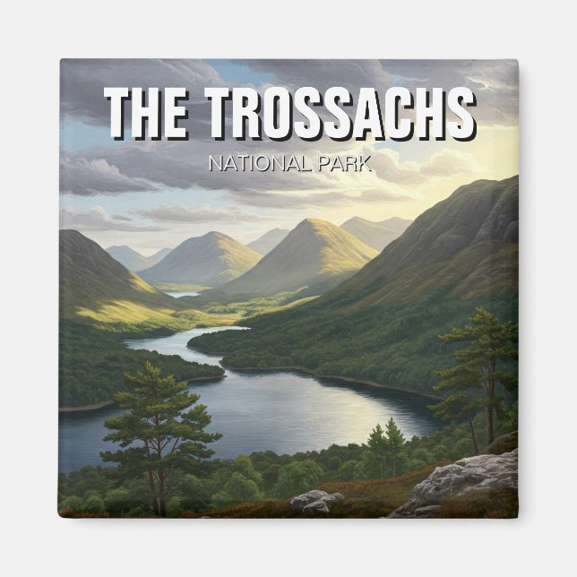 Imán El Parque Nacional de los Trossachs (Frente)