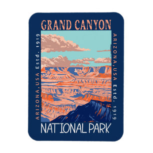 Imán El Parque Nacional del Gran Cañón, Arizona, con pr