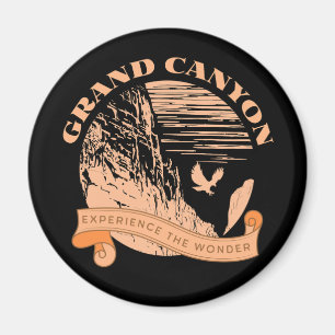 Imán El parque nacional del Gran Cañón y el diseño al a