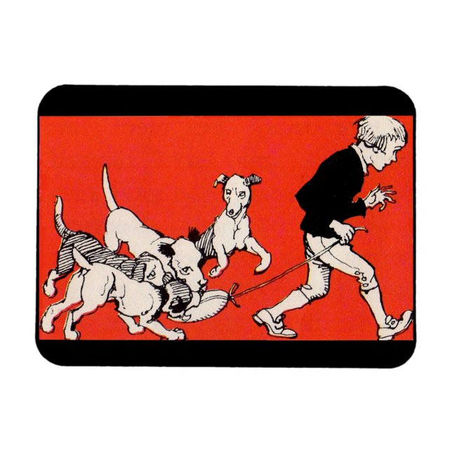 Imán el paseador de perros (Horizontal)