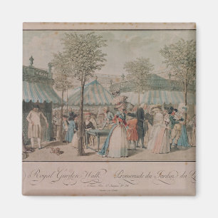 Imán El paseo del jardín del Palais Royal, 1787