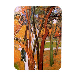 Imán El paseo: Hojas caídas de Vincent van Gogh