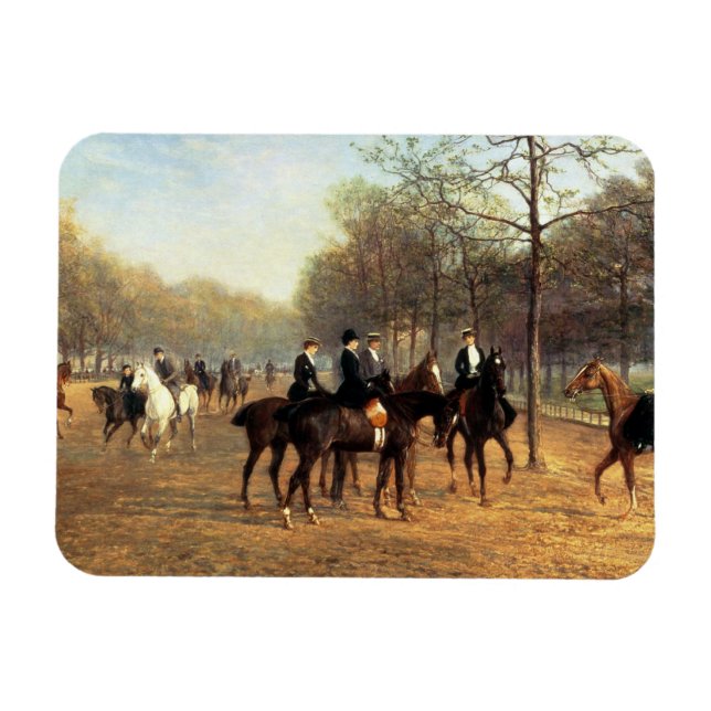 Imán El paseo matutino, Rotten Row, Hyde Park, 1894 (pe (Horizontal)
