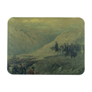 Imán El paso de los Andes en 1817 (aceite en lona)
