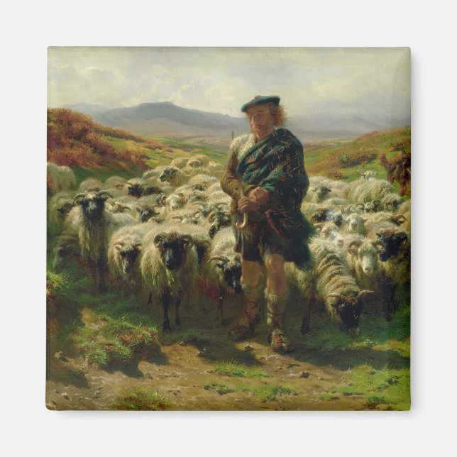 Imán El Pastor de la Highland, 1859 (Frente)