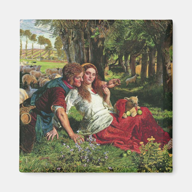 Imán El Pastor y su Novia (por Holman Hunt) (Frente)