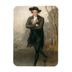 Imán El patinador (retrato de Guillermo Grant)