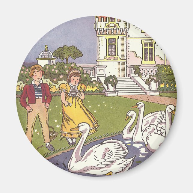 Imán El Patito Feo, Cuento de Hadas Clásico de Hauman (Frente)