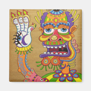 Imán El payaso es un Wiseman en disfraz