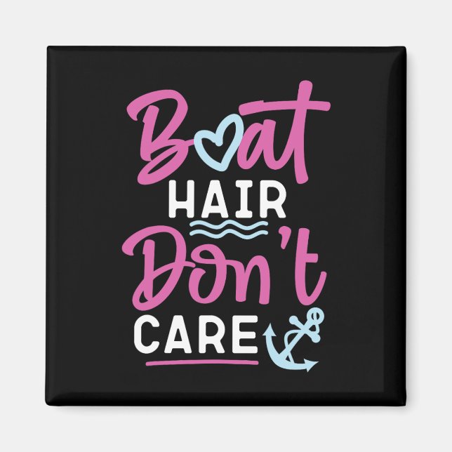 Imán El pelo del barco de vela no le importa (Frente)