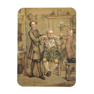 Imán El peluquero, c.1760-69 (aceite en lona)