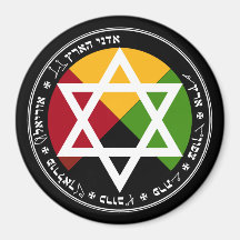 El Pentáculo de la Tierra del Amanecer Dorado sobr