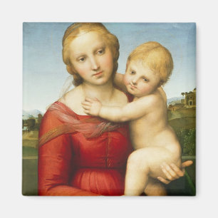 Imán El pequeño Cowper Madonna, c.1505 (aceite en el