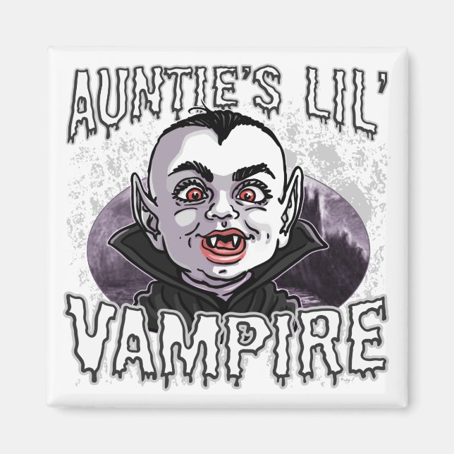 Imán El pequeño vampiro de la tía (Frente)