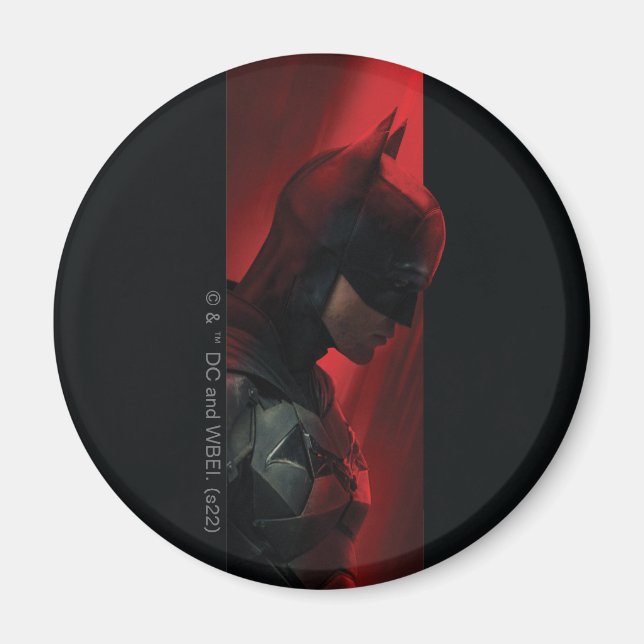 Imán El perfil del bar rojo Batman (Frente)