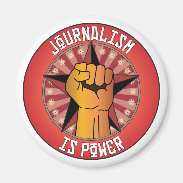Imán El periodismo es poder (Frente)